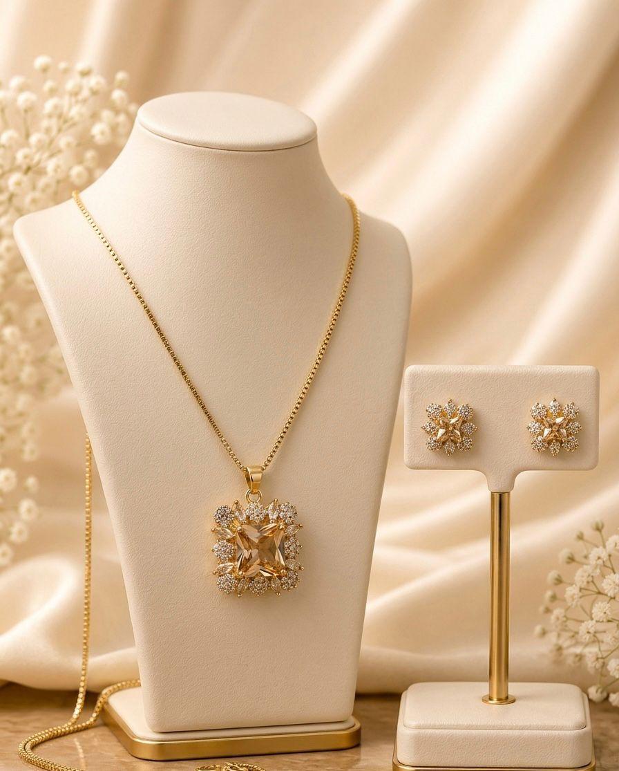 Amber Radiance Jewelry Set