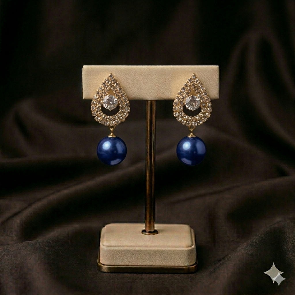 Midnight Azure Drop Earrings