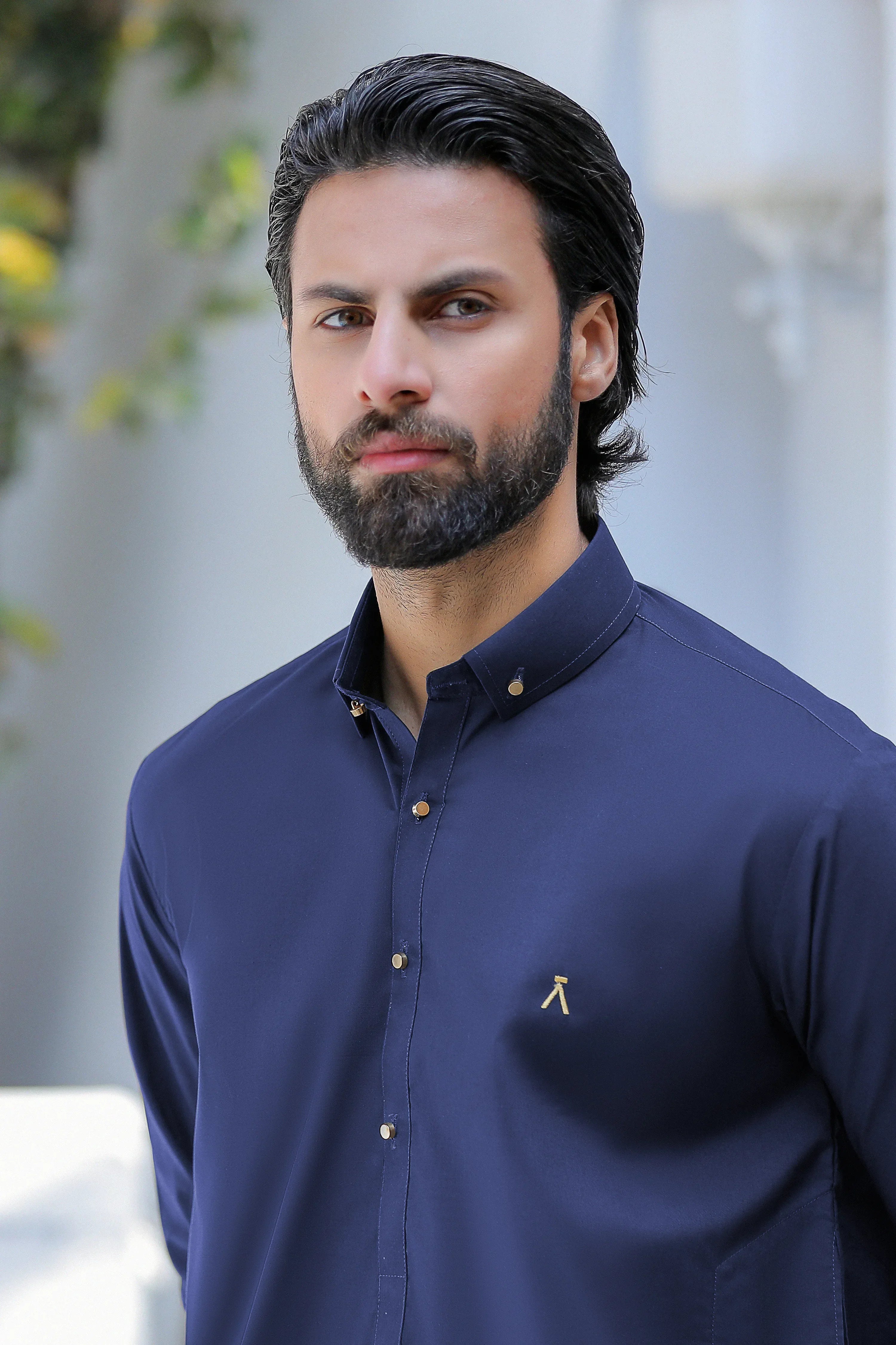 Stitched Signature Logo Shalwar Kameez for Men