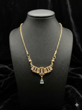 Art Deco Inspired Geometric Statement Necklace
