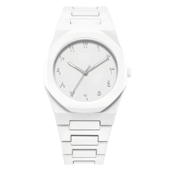 Minimalist Arabic Numeral Timepiece